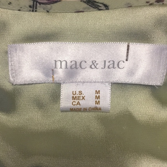 Mac & Jac-Soft Green Print Sundress - Picture 4 of 6